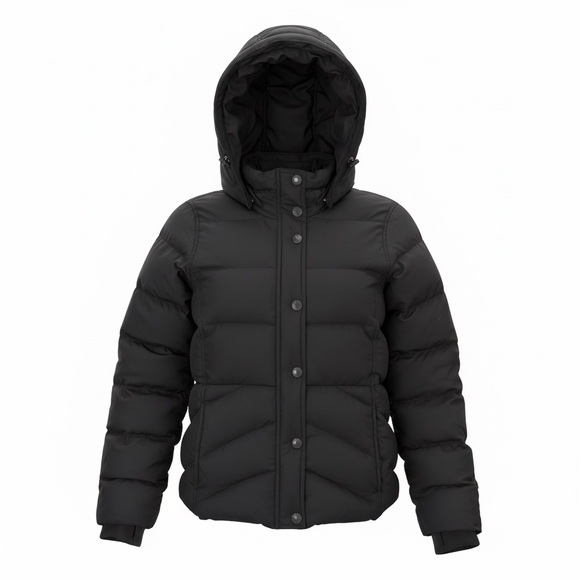 J. Crew Jackets & Blazers - J. Crew Black Down Puffer Jacket Size S Cozy Winter Classic Casual Lightweight